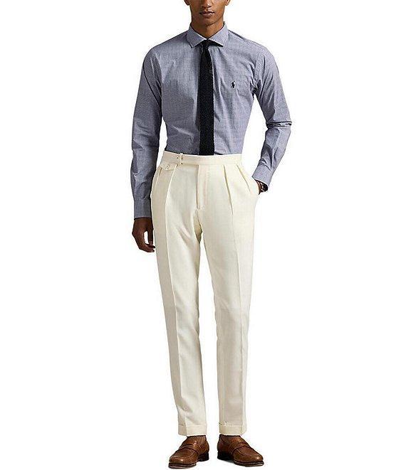 Polo Ralph Lauren Slim Fit Plaid Stretch Poplin Long Sleeve Woven Shirt Product Image