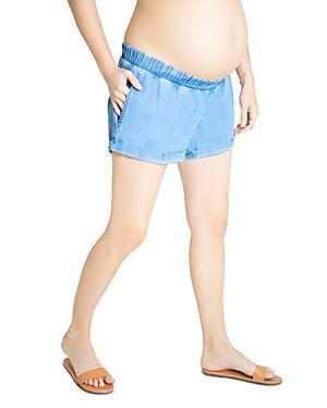 Ingrid & Isabel Elastic-Waist Maternity Shorts Product Image