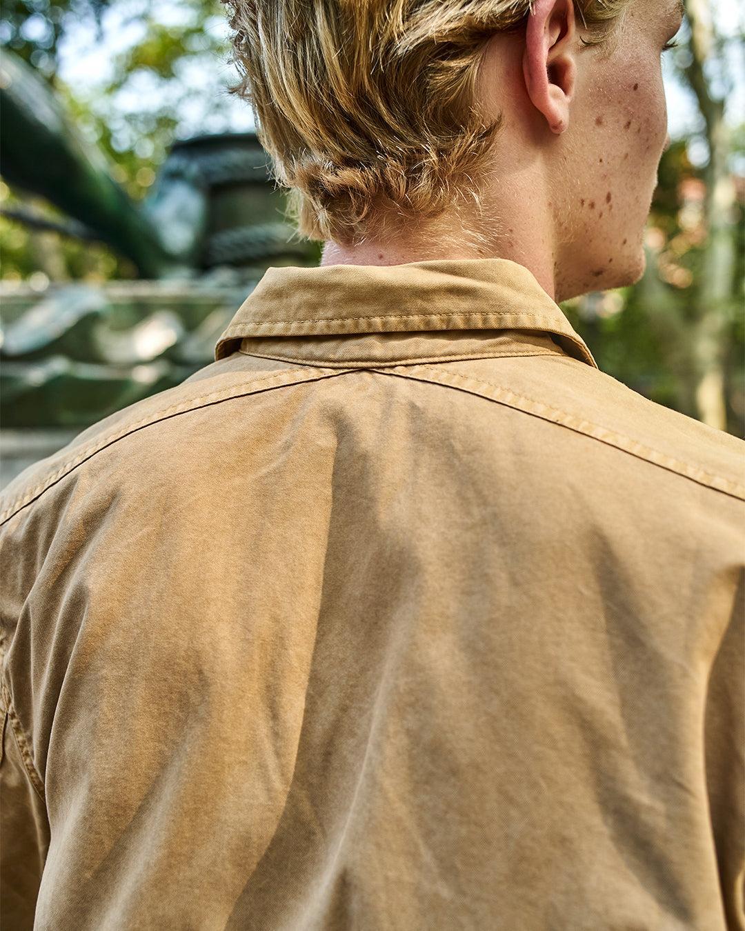 MacArthur Shirt in Khaki Twill Product Image