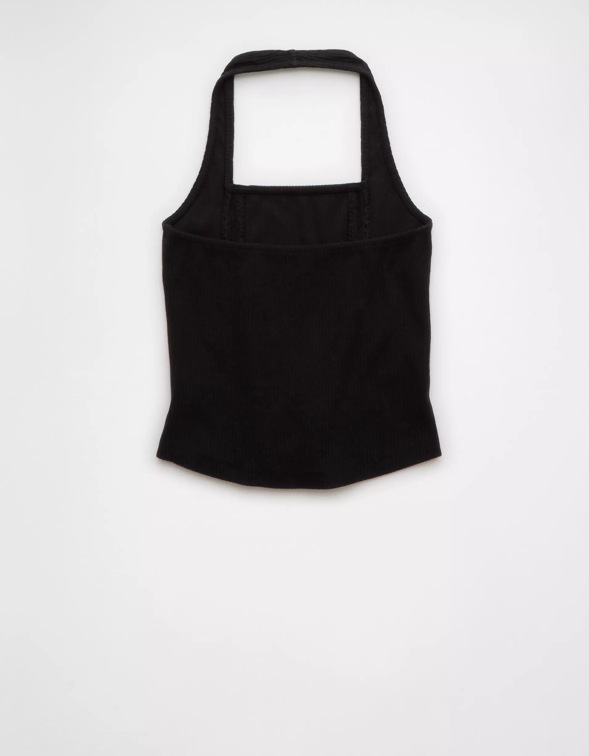 AE Lace Halter Tank Top Product Image