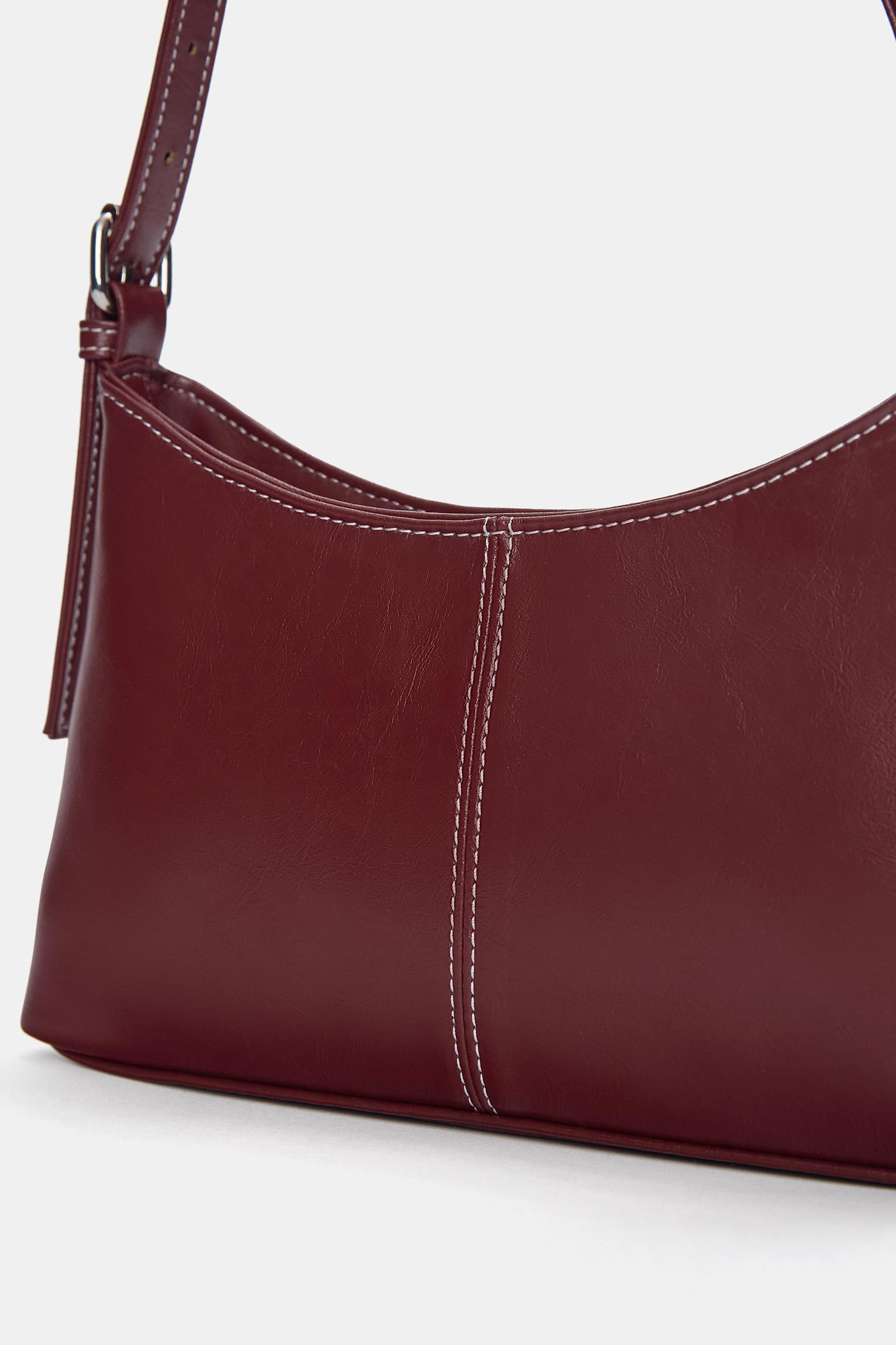 Shoulder bag with seams Product Image