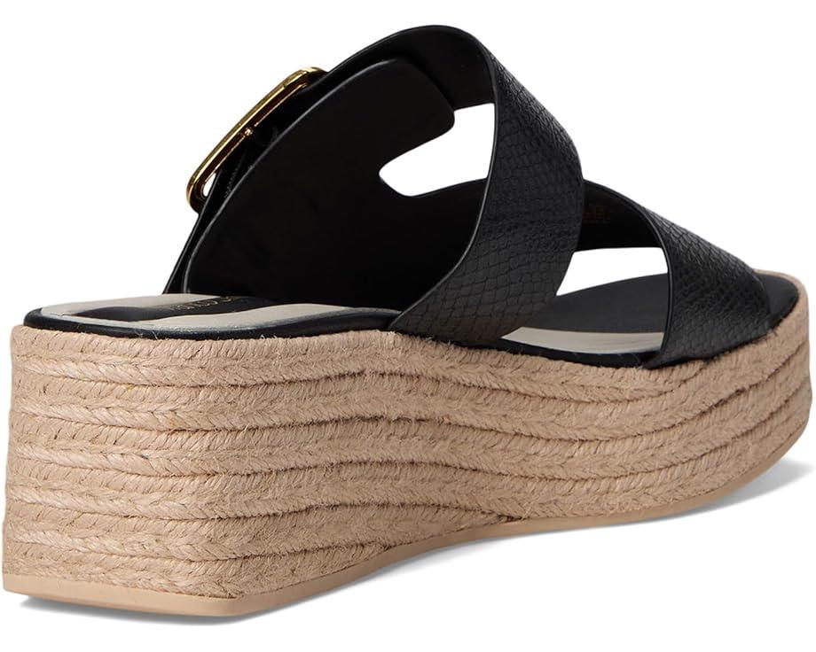 Hoda Cork Platform Slide Sandals Product Image