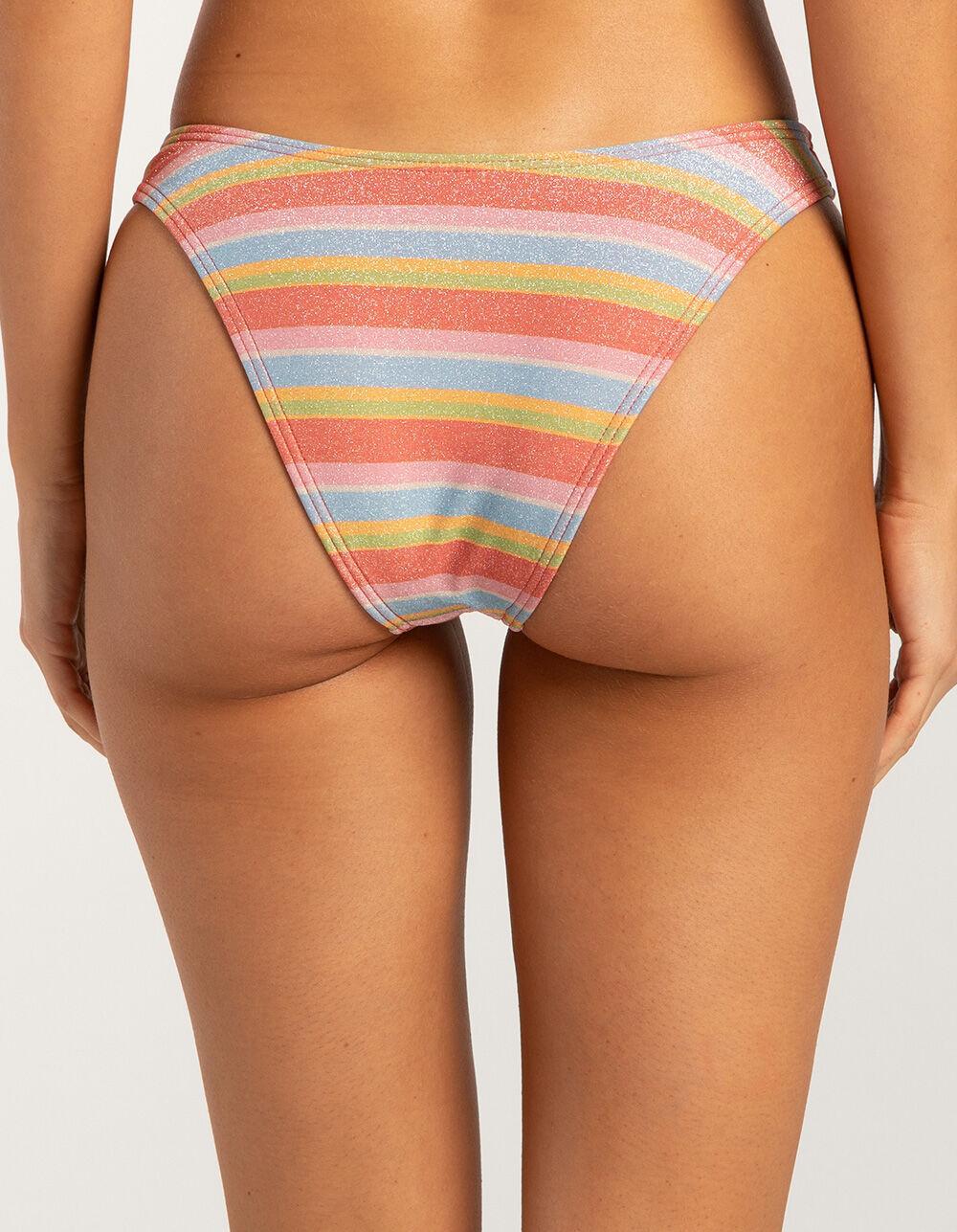 FULL TILT Cheekier High Leg Bikini Bottoms Product Image