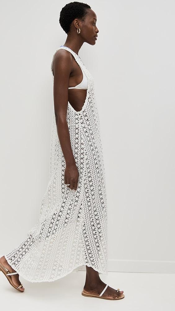 House of Aama Lace Crochet Maxi Dress | Shopbop Product Image