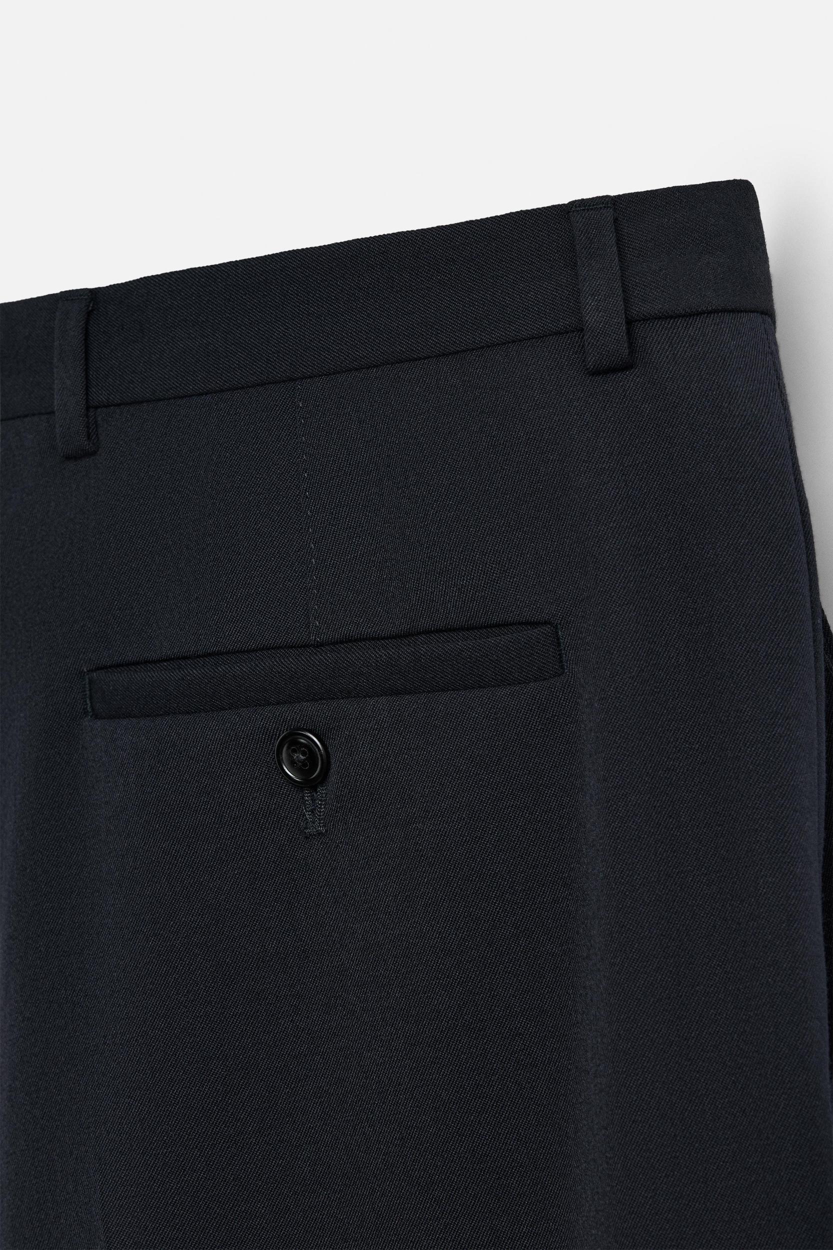 100% WOOL SUIT PANTS Product Image