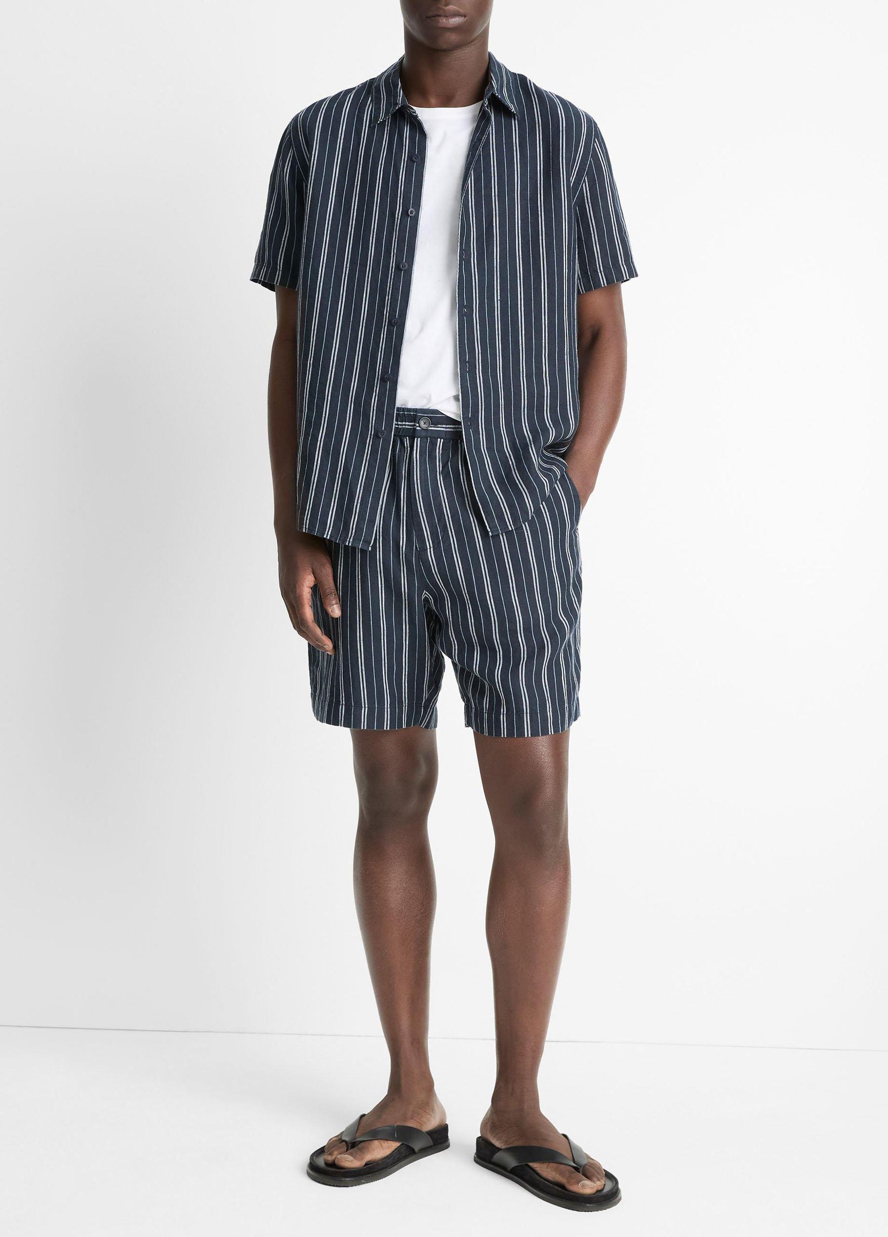 Mesa Stripe Hemp Beach Short Product Image