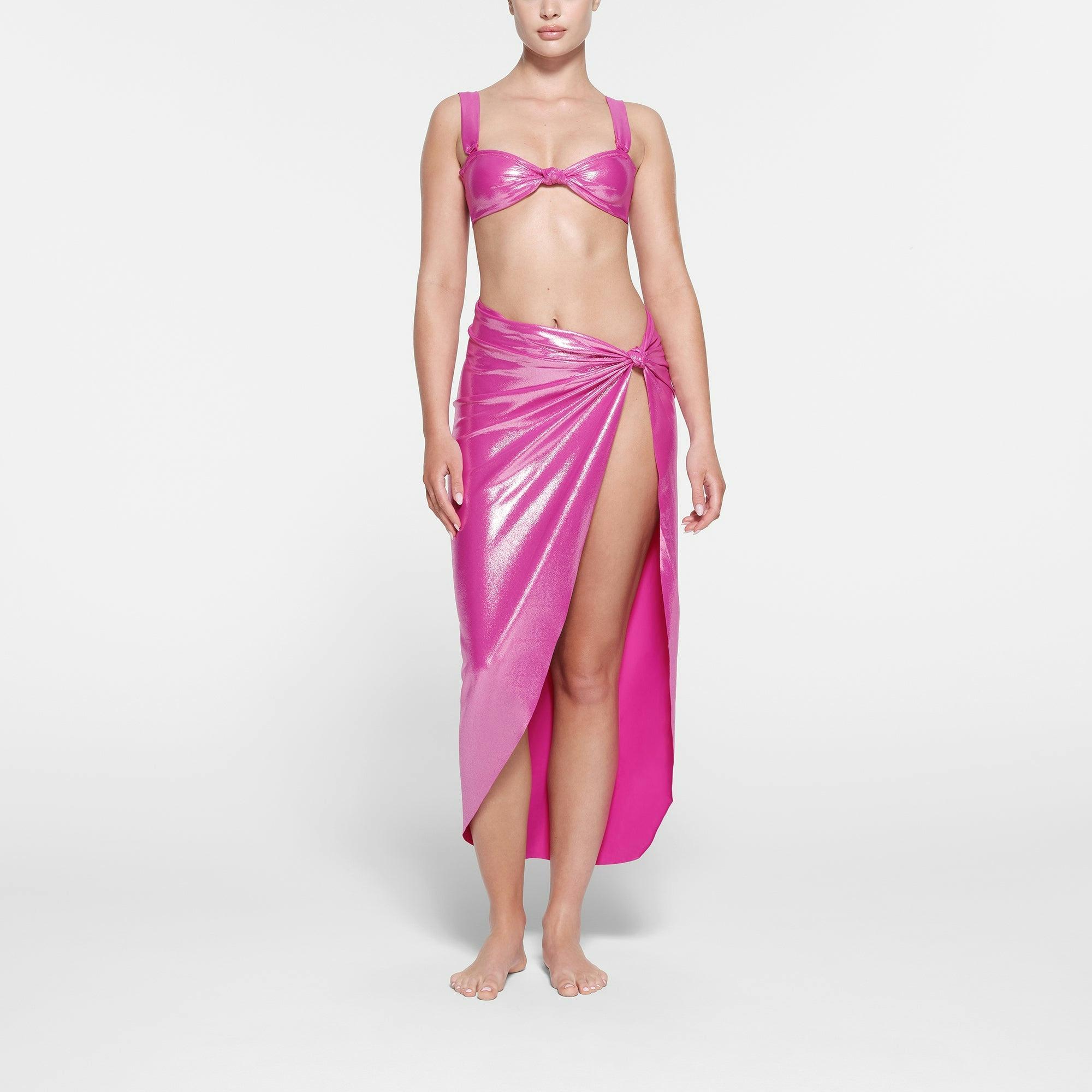 LIQUID SHINE SWIM SARONG SKIRT | LOLLIPOP Product Image