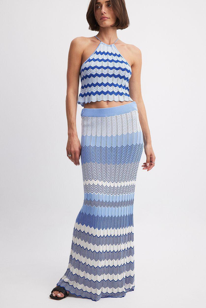 Fine Knitted Maxi Skirt Product Image