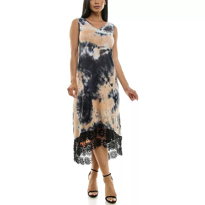 Womens Nina Leonard High-Low Midi Dress Product Image