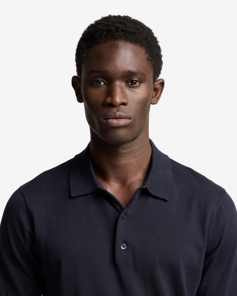 Short Sleeve Polo Sweater Product Image