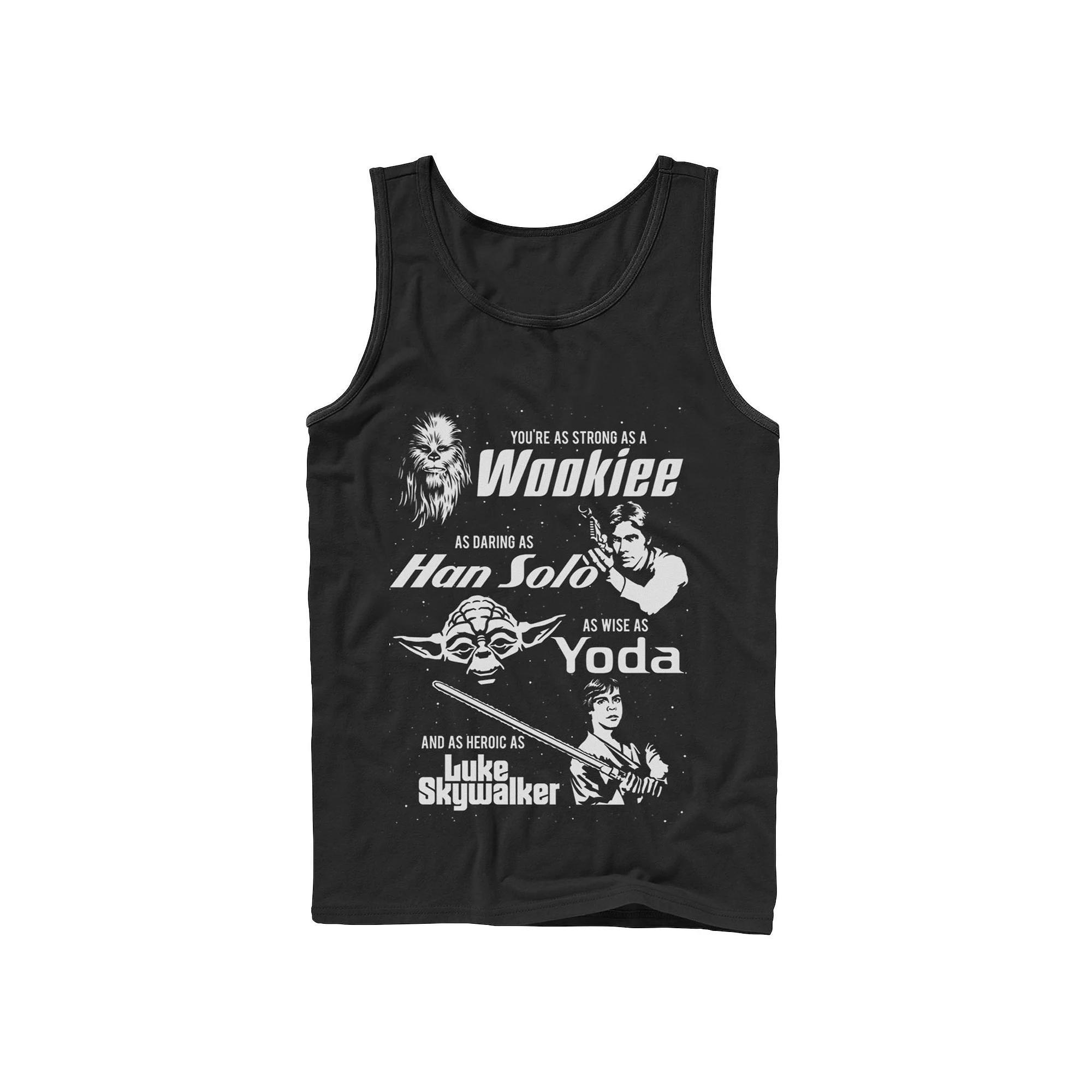 Men's Star Wars Strong Daring Wise Father's Day Tank Top,  Product Image