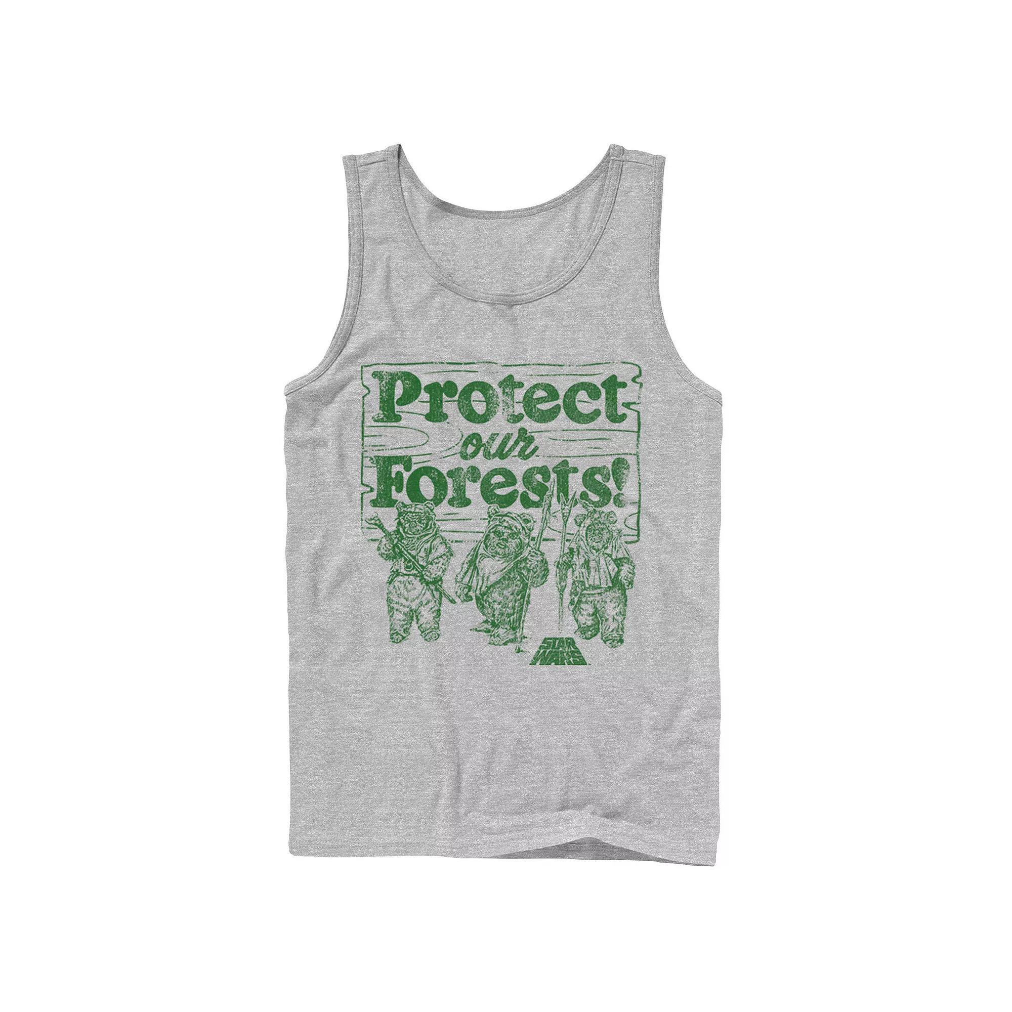 Men's Star Wars Ewoks Protect Our Forests Camp Tank Top,  Product Image