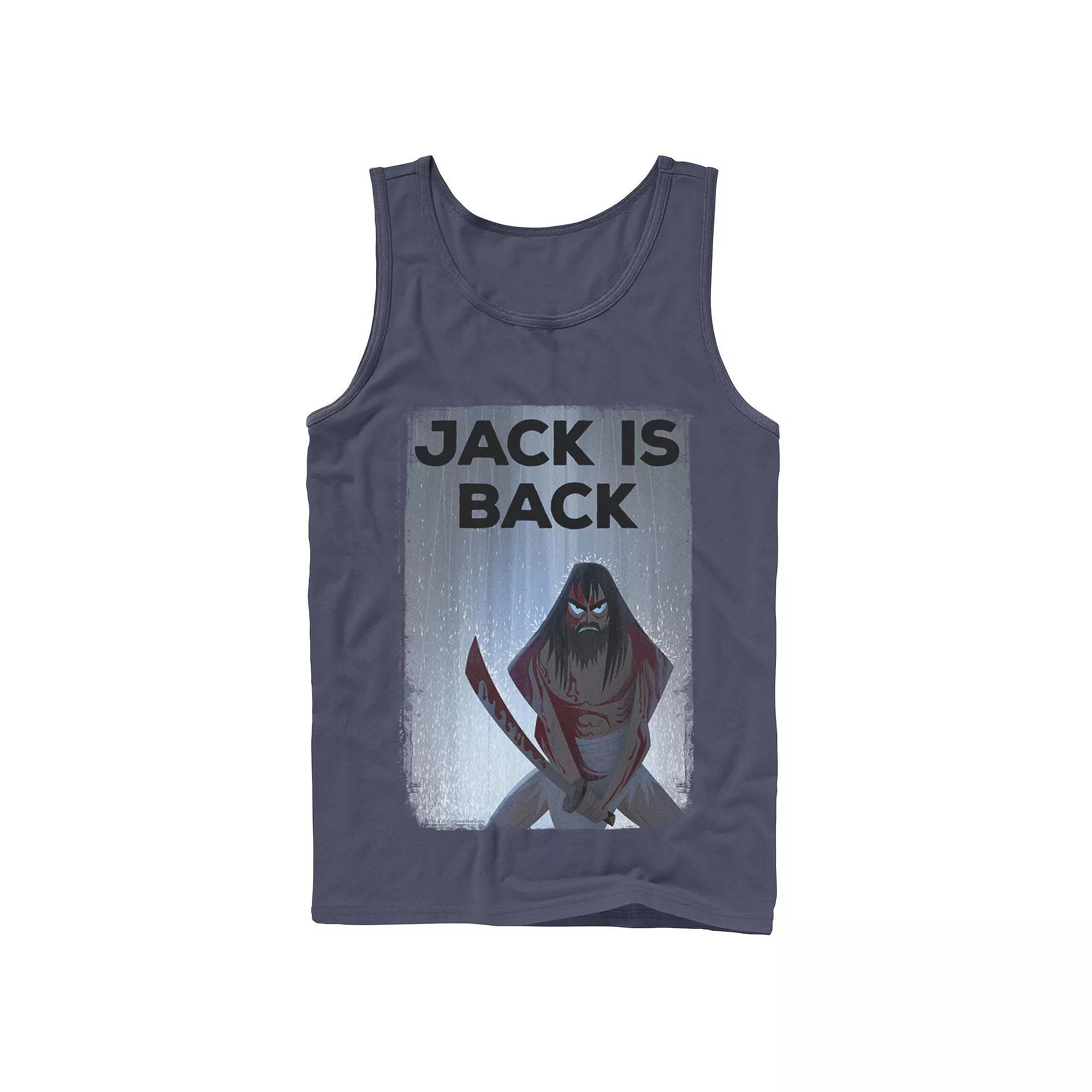 Men's Cartoon Network Samurai Jack The Jack Is Back Rainwaters Tank Top,  Product Image
