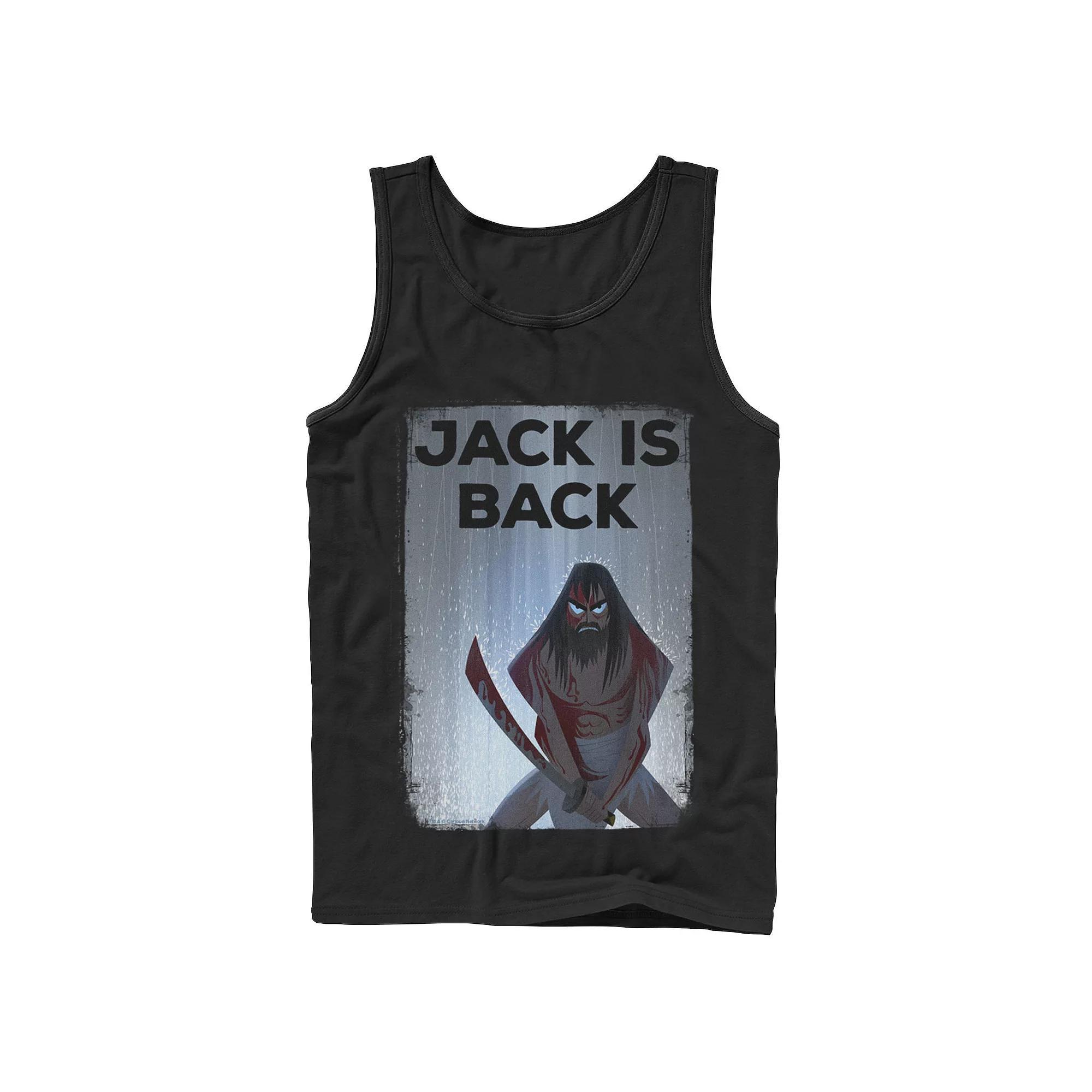 Men's Cartoon Network Samurai Jack The Jack Is Back Rainwaters Tank Top,  Product Image
