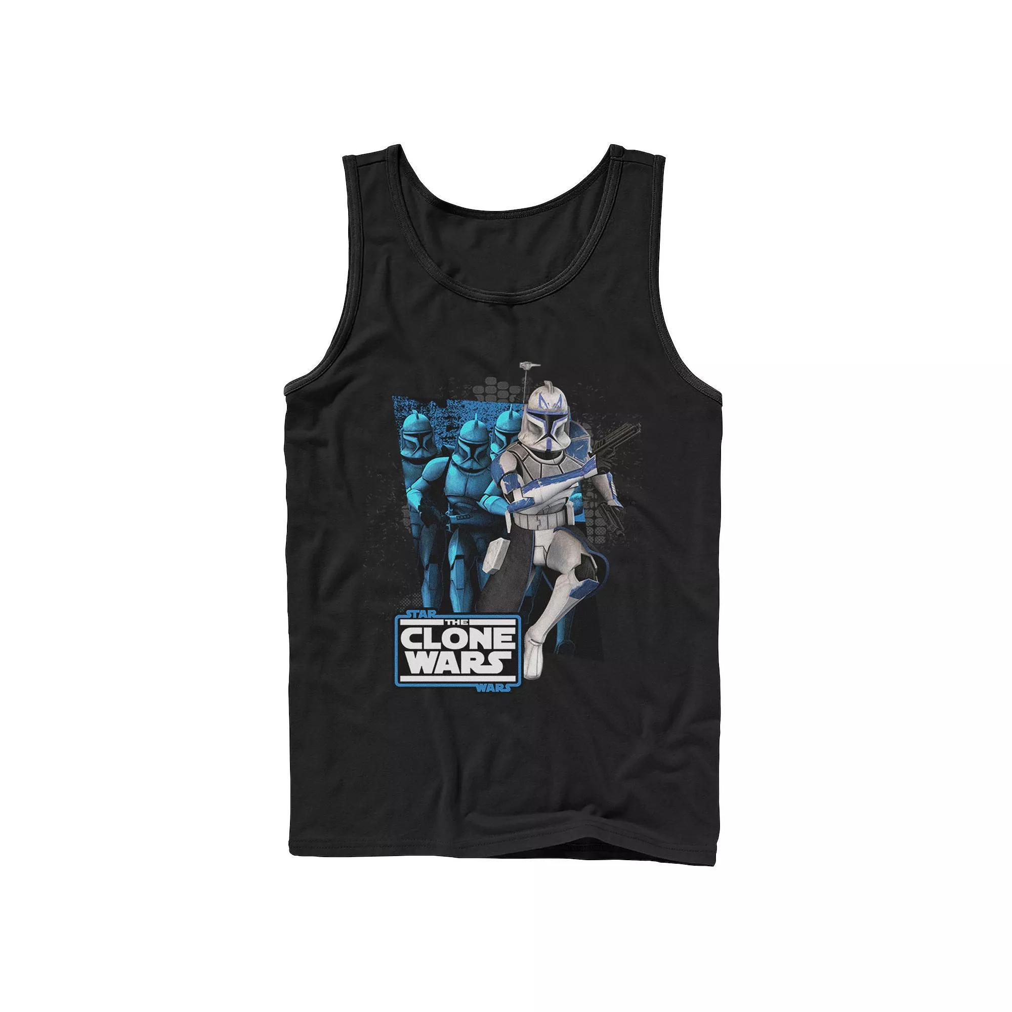 Men's Star Wars: The Clone Wars Clone Captain Rex Mashup Tank Top,  Product Image