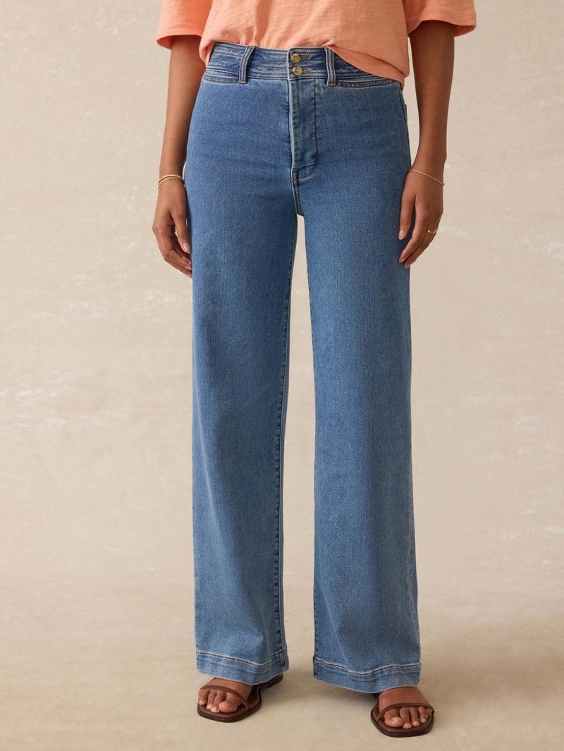 Stretch Terry Harbor Pant - Baylight Wash Product Image