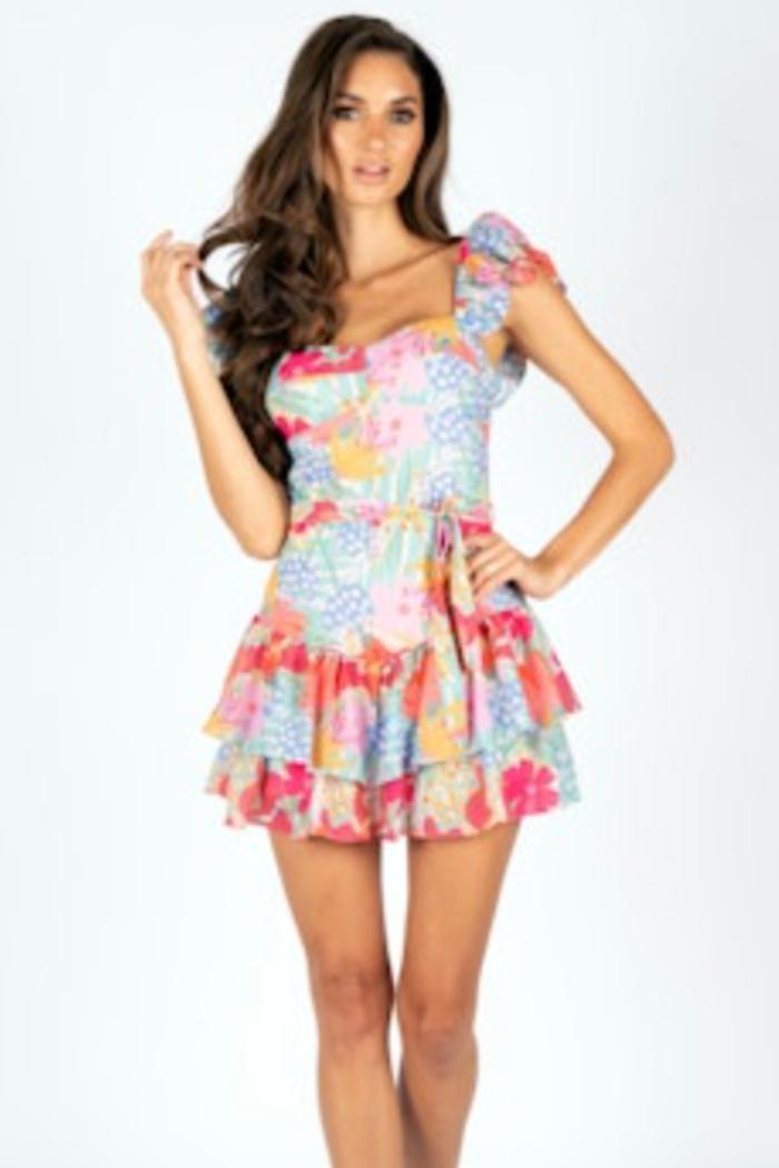 S/L Tiered Romper Product Image