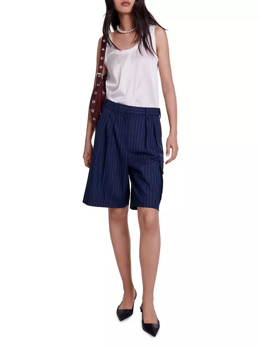 Striped Bermuda Shorts Product Image