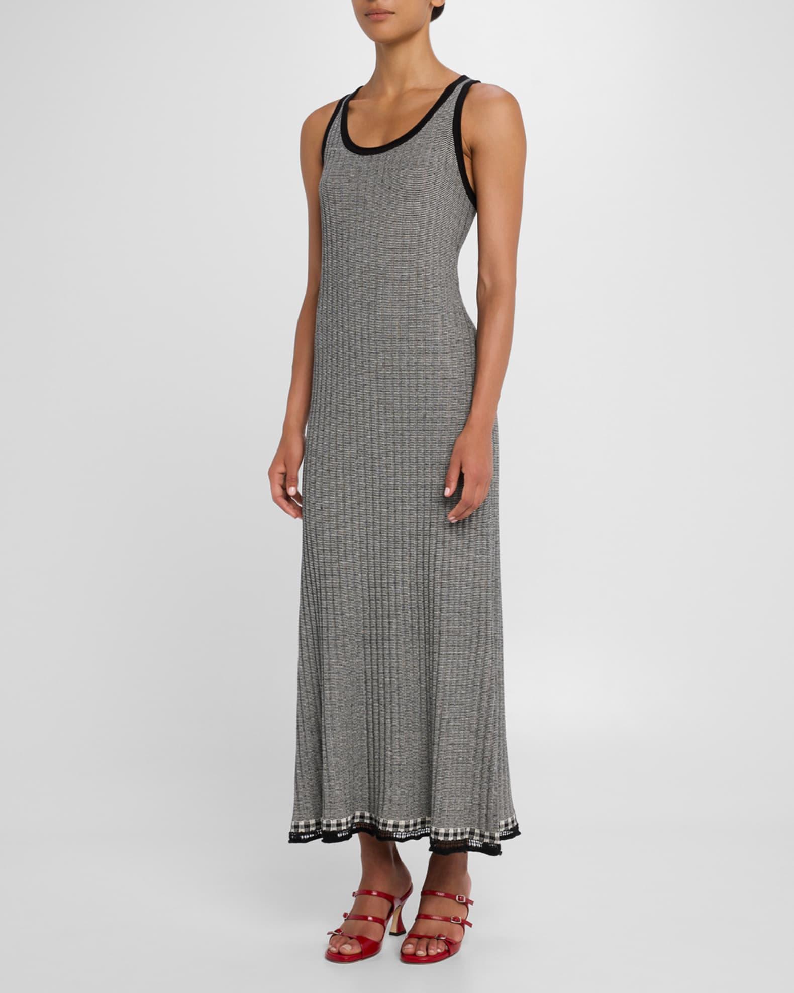 Fine Stripe Maxi Dress Product Image