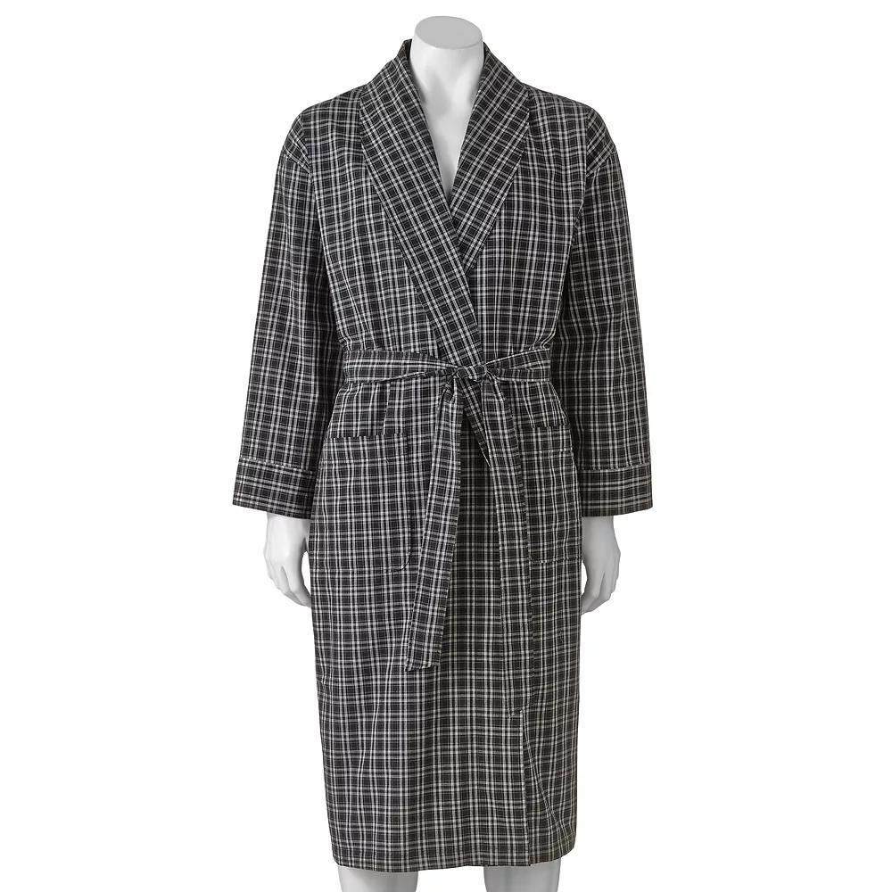 Men's Hanes® Lightweight Woven Shawl Robe,  Product Image