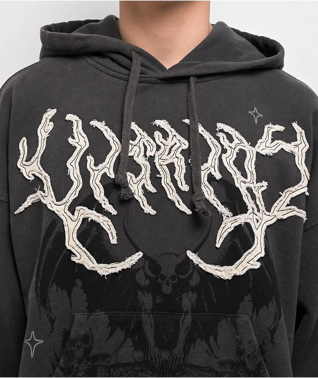 Vitriol Thunder Black Wash Hoodie Product Image