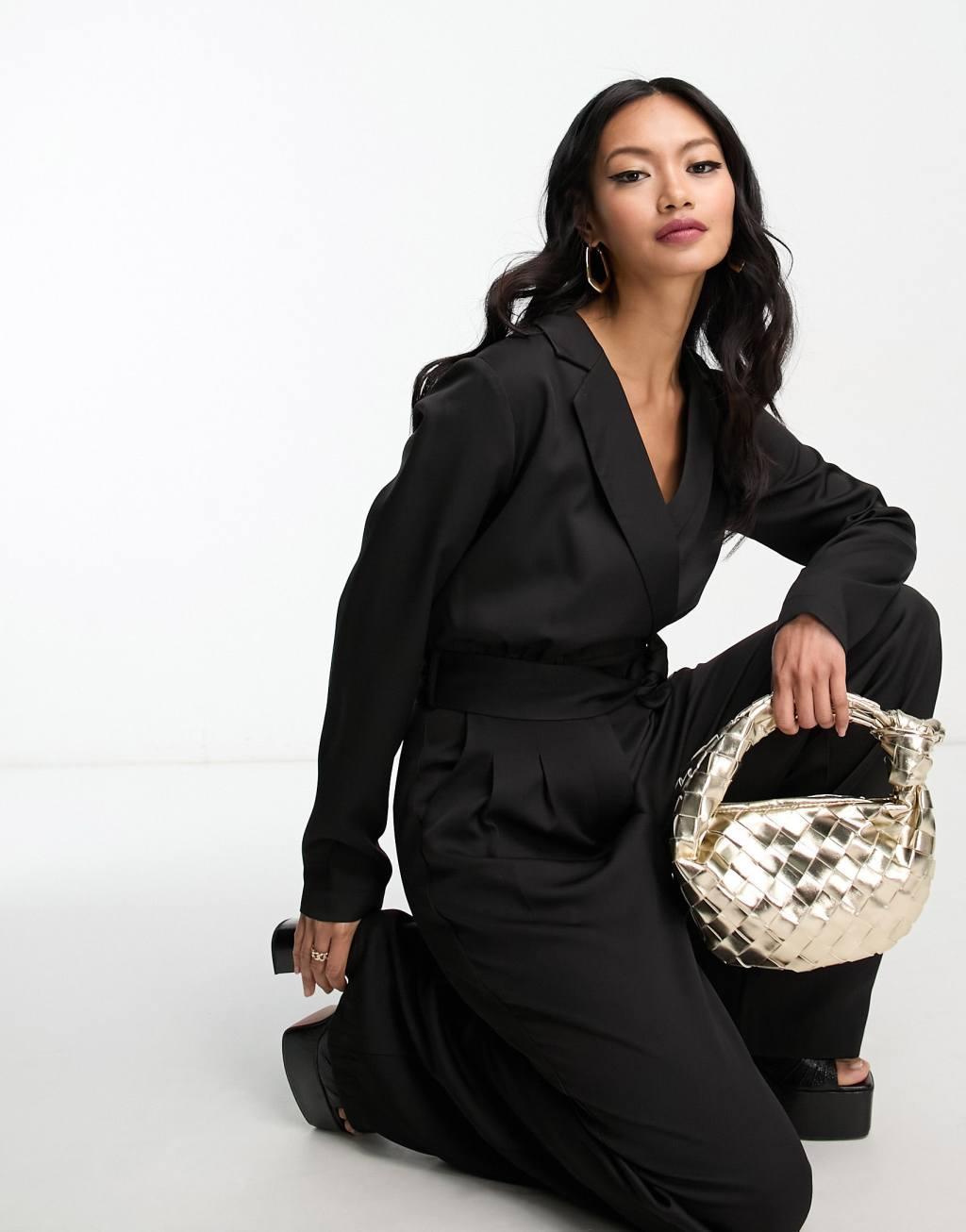 In The Style tuxedo jumpsuit Product Image