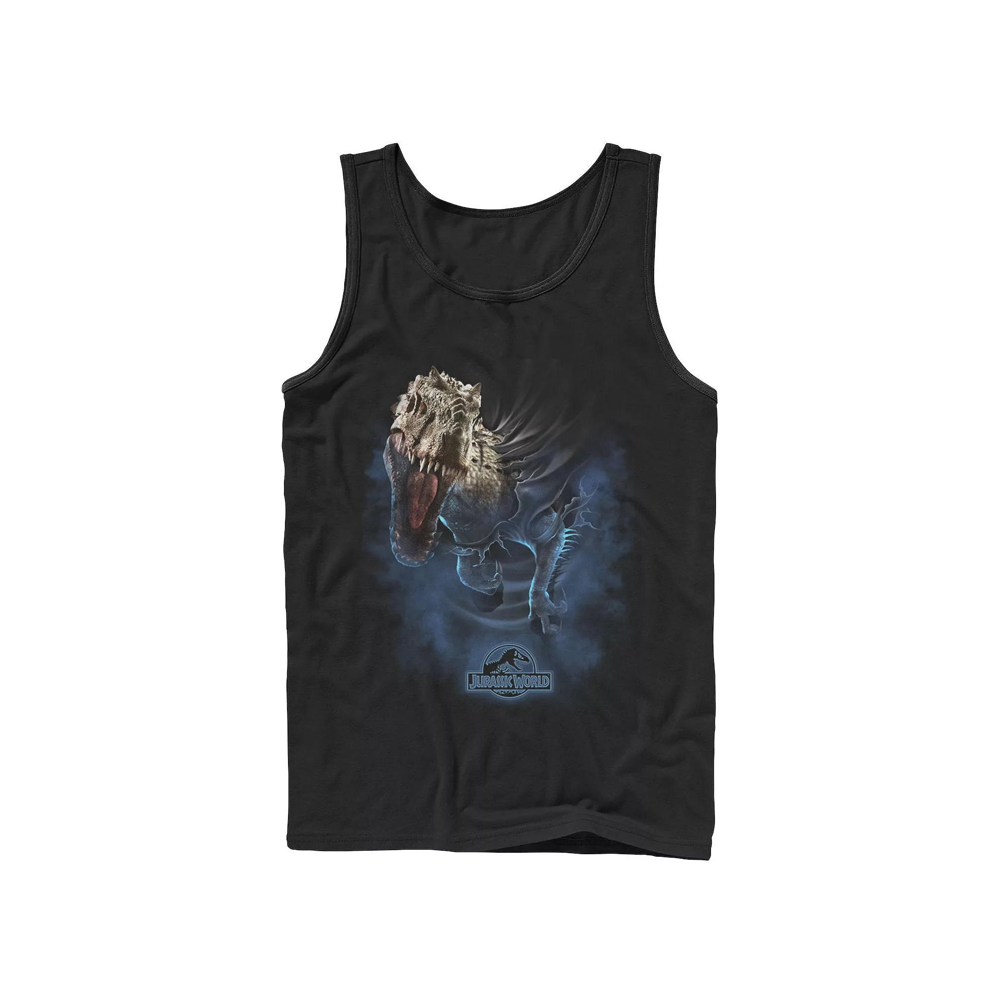 Men's Jurassic World Indominus Rex Breaks Through Graphic Tank Top,  Product Image