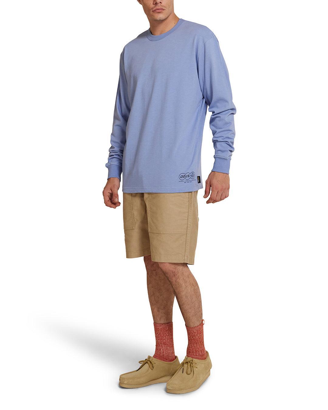 Docker Long Sleeve Cordura Tee - Forever Blue Product Image