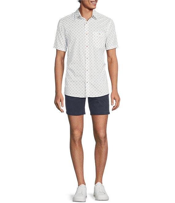 Rowm Short Sleeve Diamond Geo Print Shirt Product Image