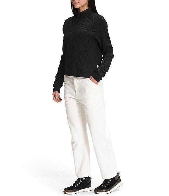 The North Face Chabot Cotton Thermal Knit Mock Neck Long Sleeve Top Product Image
