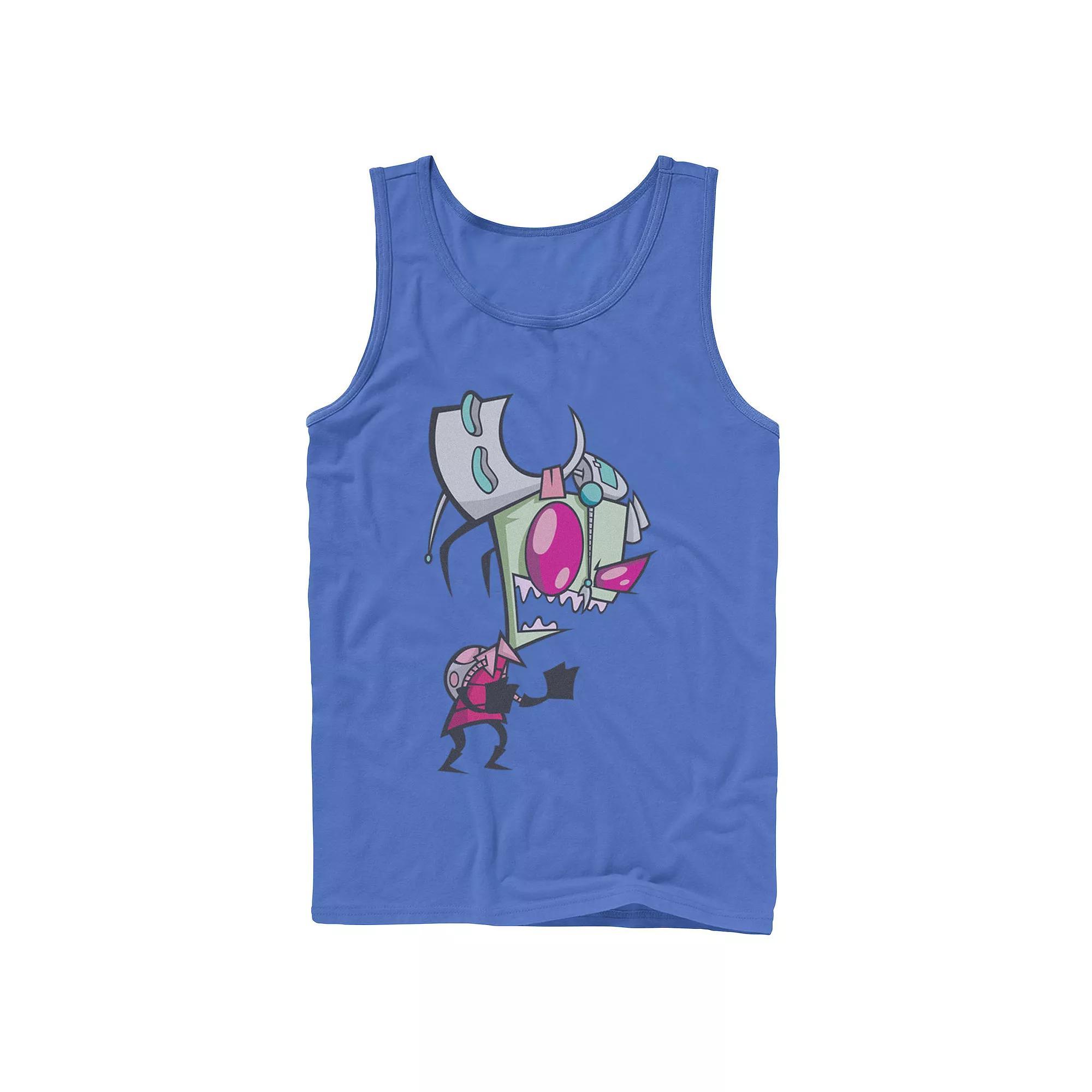Men's Nickelodeon Invader Zim Menacing Laugh Tired Gir Portrait Graphic Graphic Tank Top,  Product Image