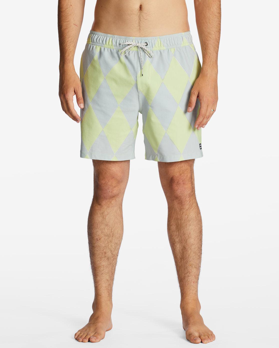 Sundays Layback 17" Swim Trunks - Citrus Male Product Image