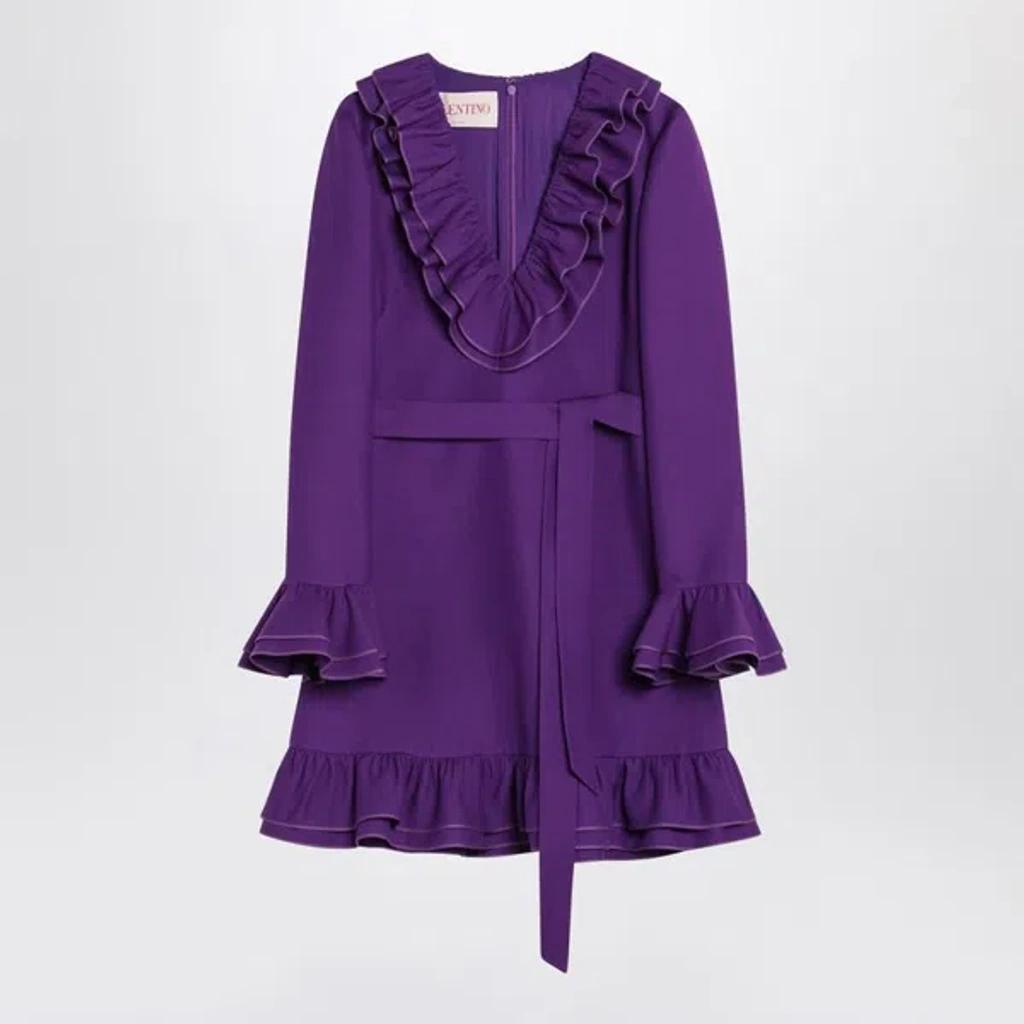 VALENTINO Garavani And Mini Dress In Purple Product Image