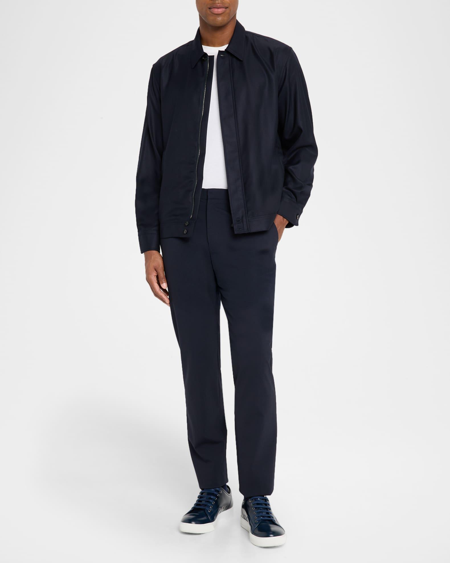 Men's Wool and Cashmere Hidden-Zip Blouson Product Image