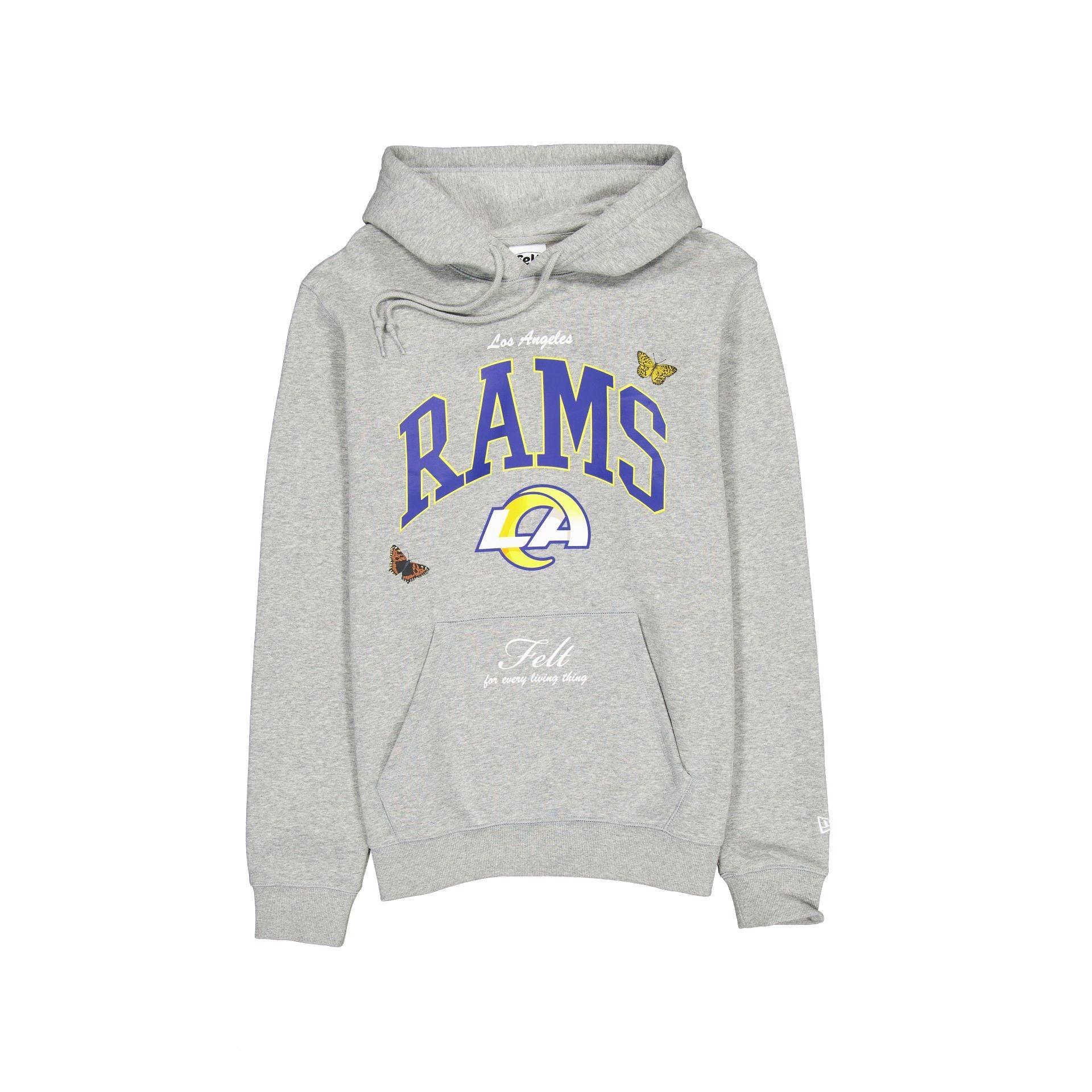 FELT x Los Angeles Rams Gray Hoodie Male Product Image