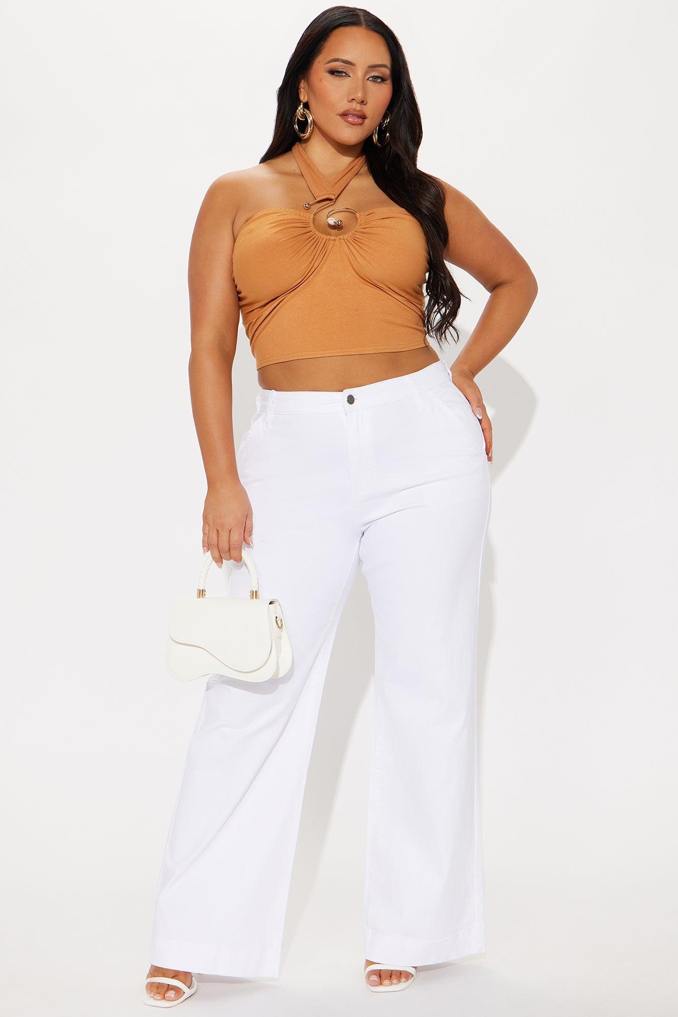 Margot Stretch Trouser Jeans - White Female Product Image