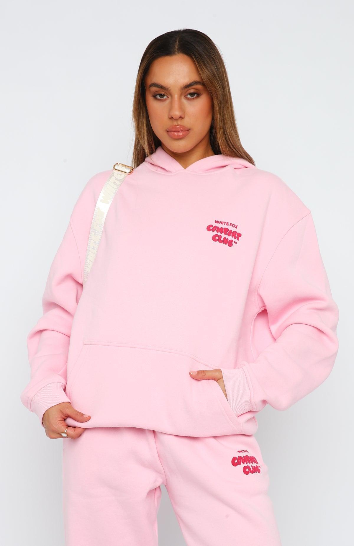 Comfort Club Oversized Hoodie Bon Bon Product Image