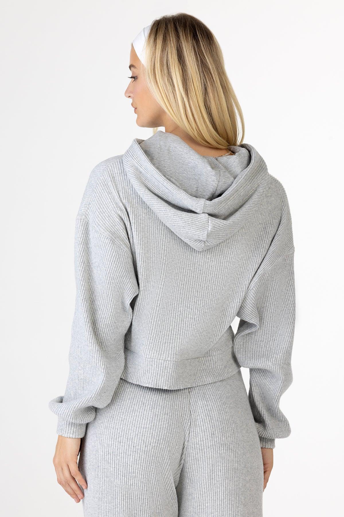 Nara Ribbed Hoodie Product Image