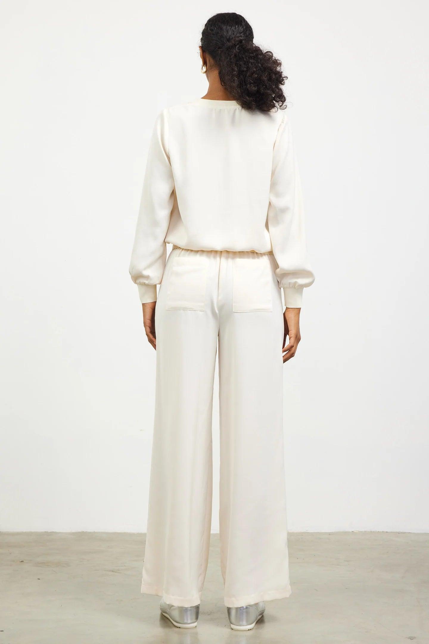 Rib Band Long Sleeve Top Product Image