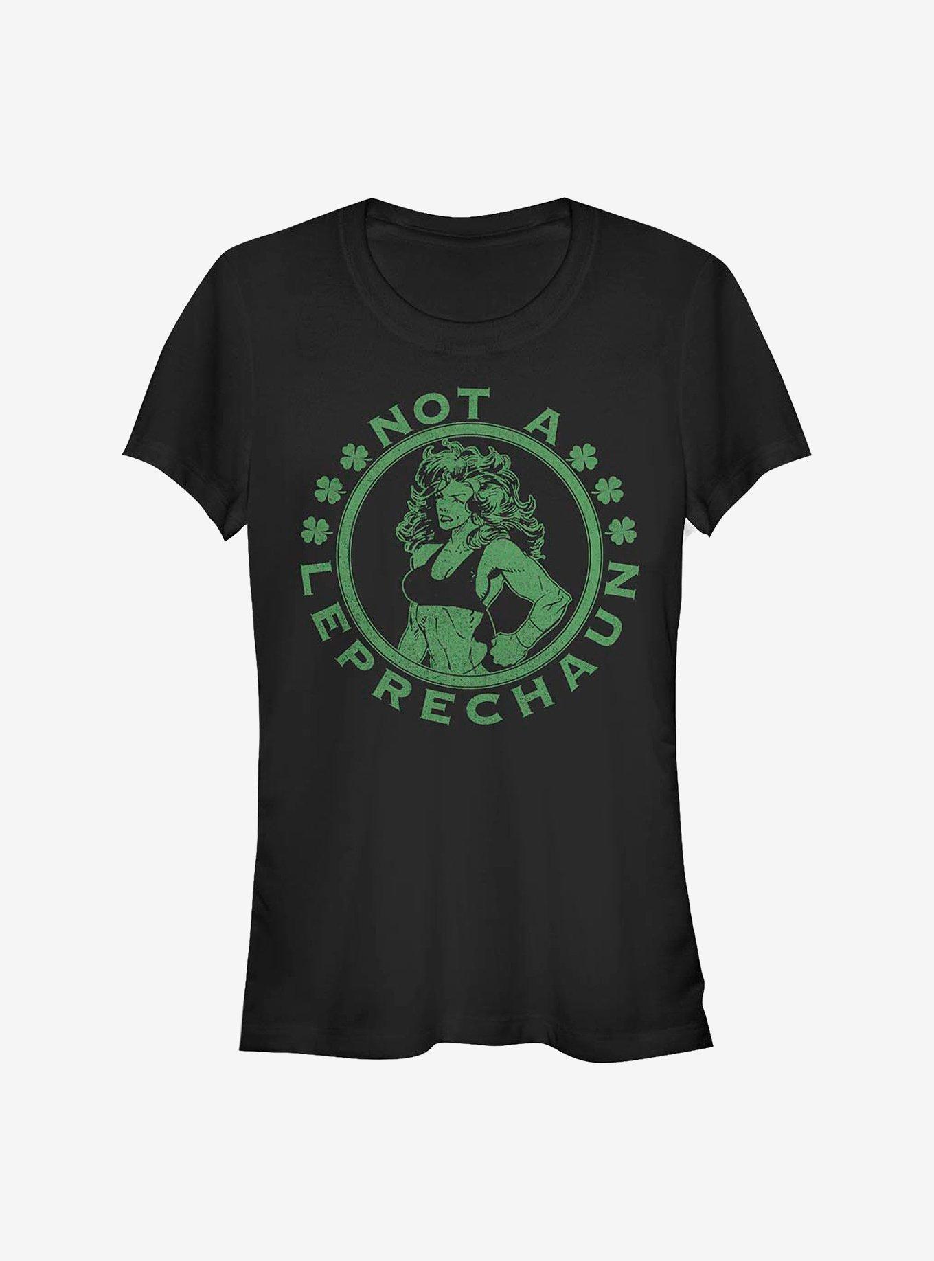 Marvel The Hulk She Hulk Leprechaun Girls T-Shirt Product Image