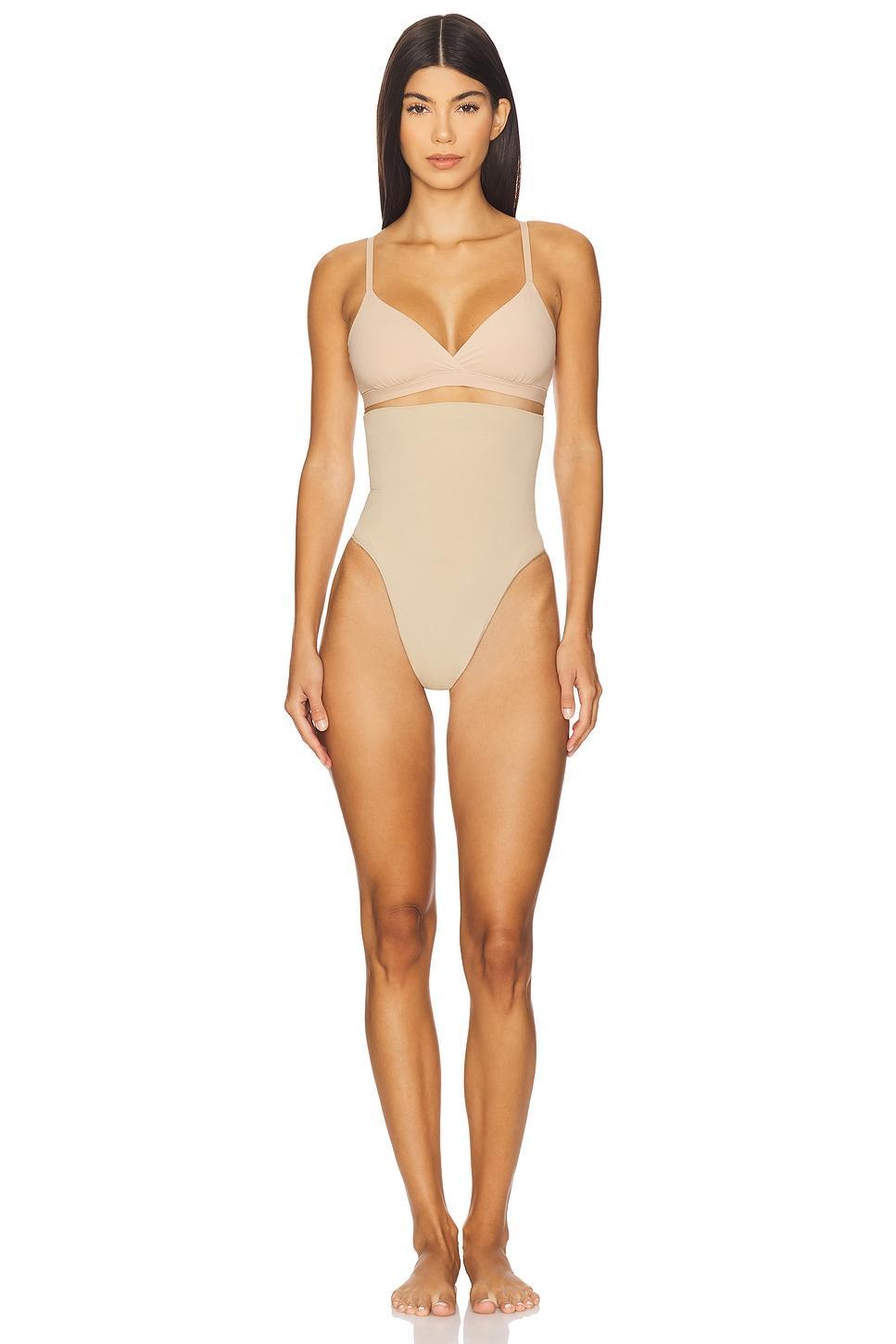 Seamless Sculpt High Waist Thong SKIMS Product Image