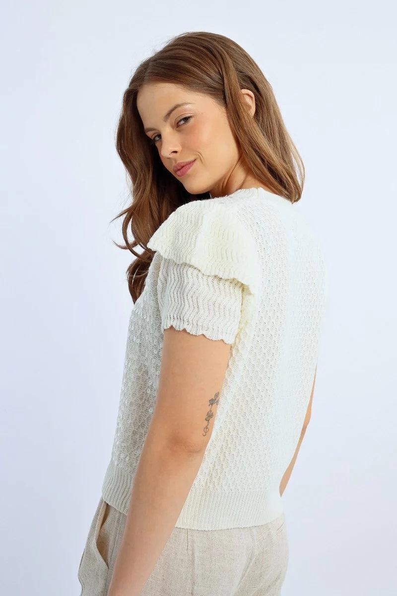 Sweater W/Sequins Product Image