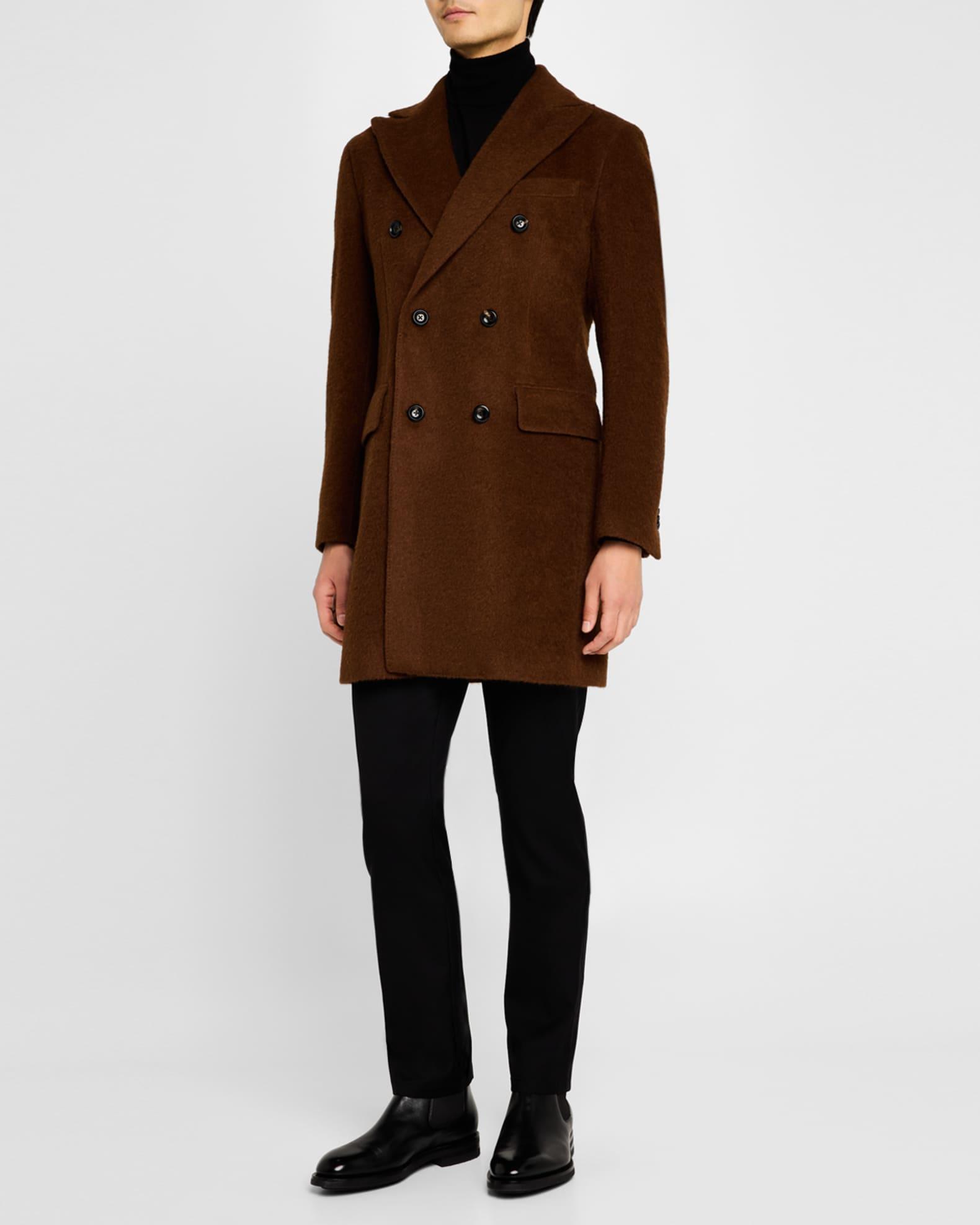 Mens Wool-Mohair Topcoat Product Image