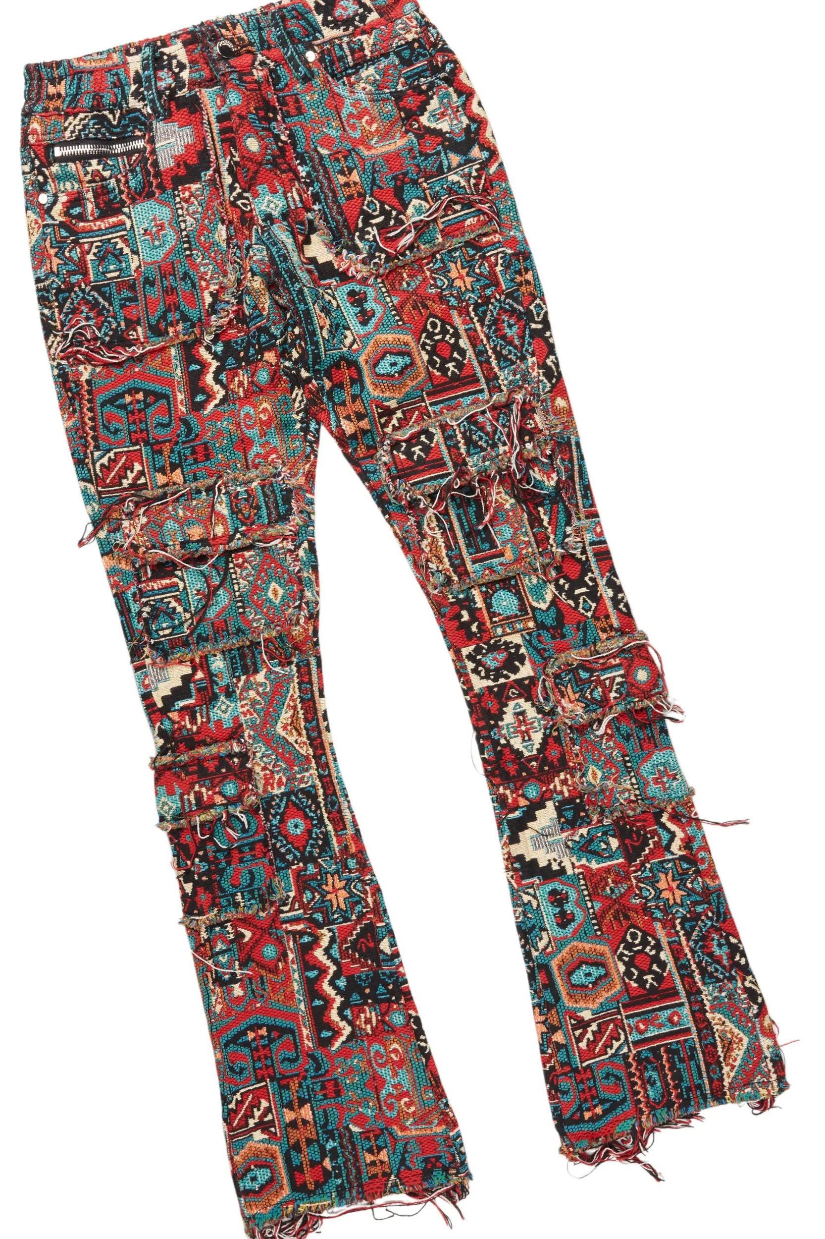 Lake Black/Red Hoodie/Tapestry Jean Bundle Male Product Image