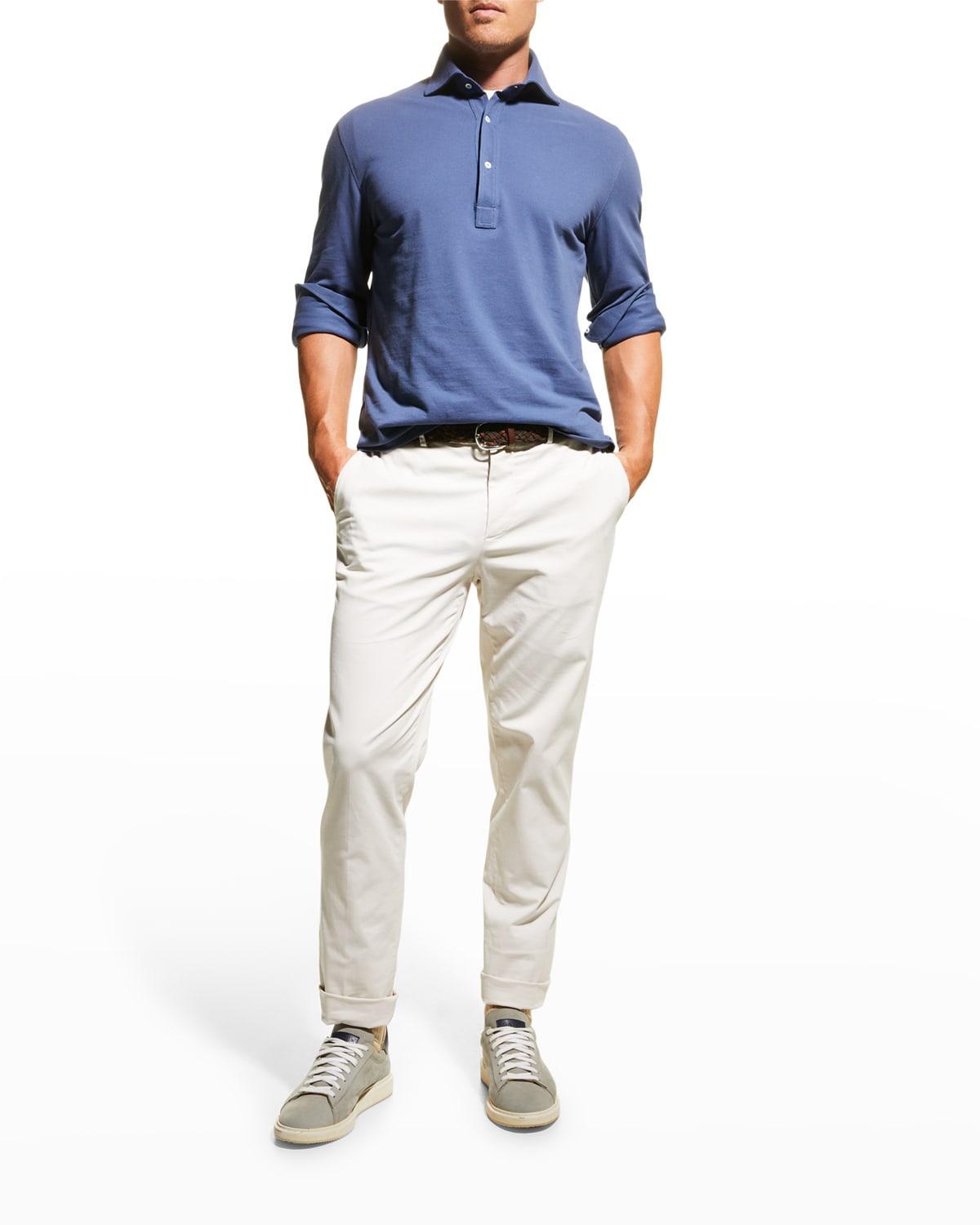 Mens American Pima Italian-Fit Chino Trousers Product Image