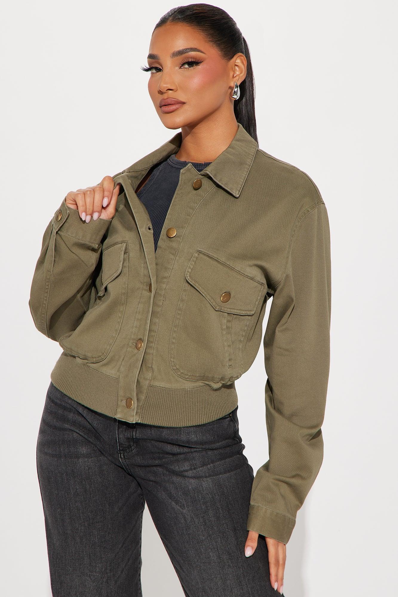 No Days Off Utility Jacket - Olive Product Image