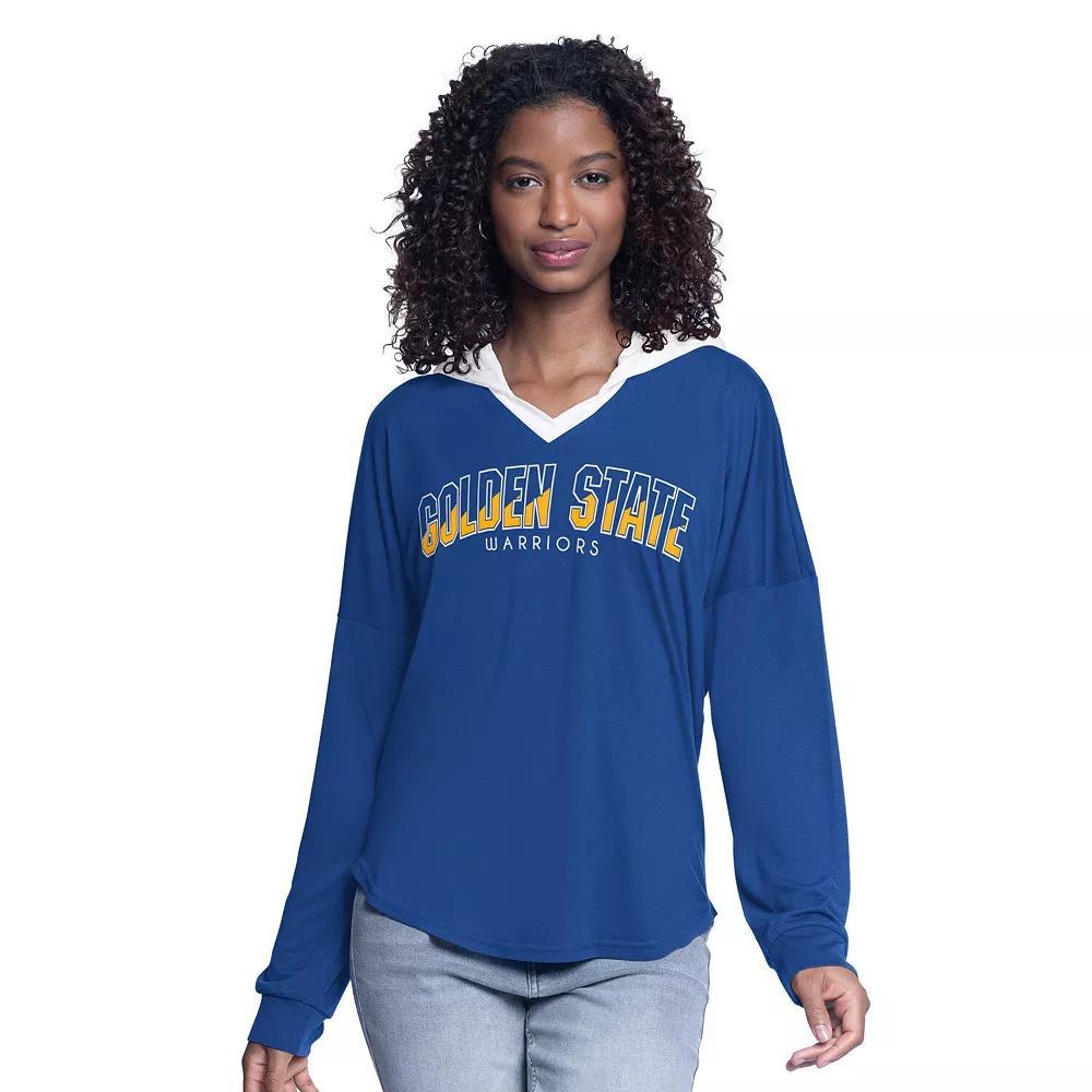 Women's G-III 4Her by Carl Banks Royal Golden State Warriors Bench Player Over Product Image