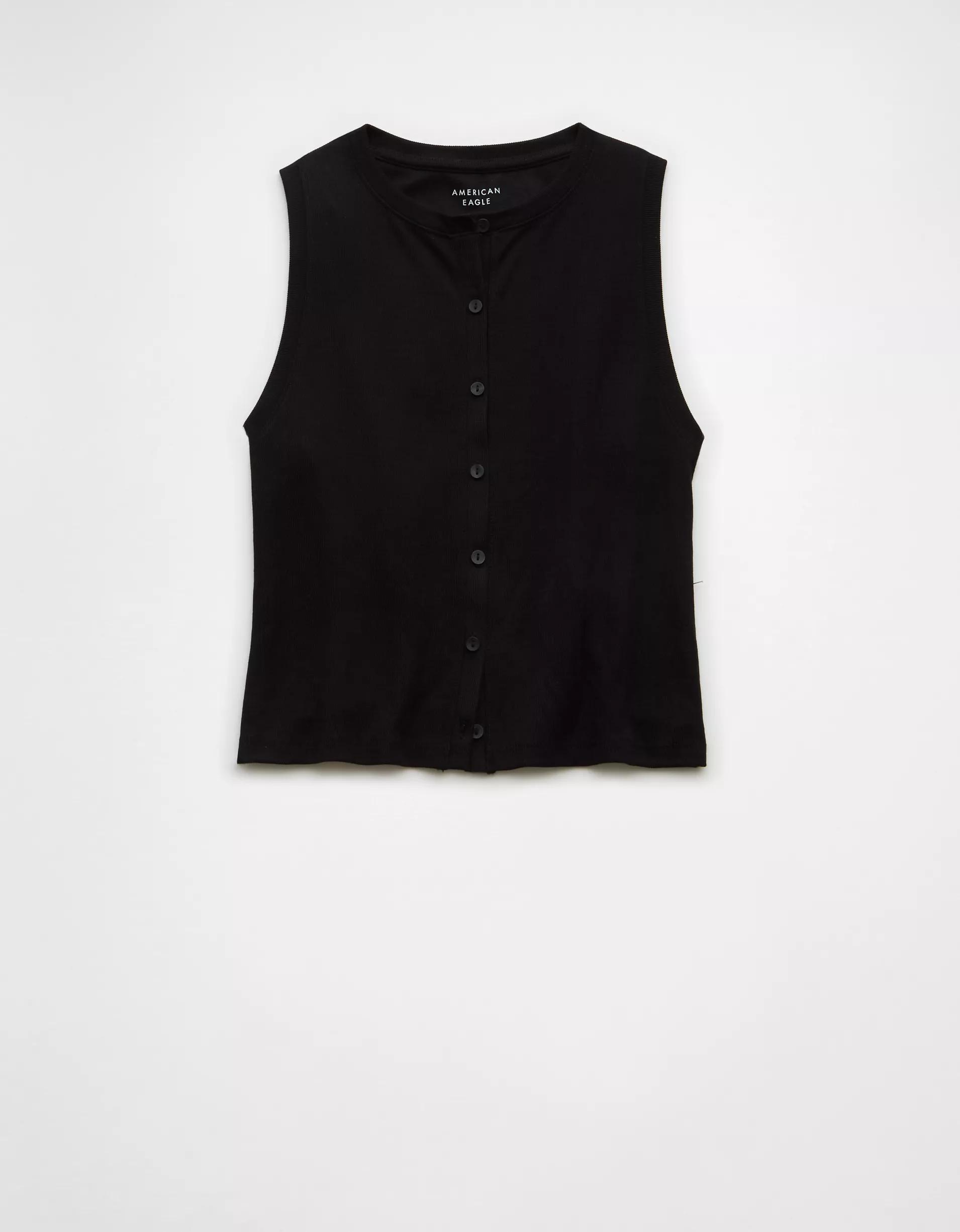 AE Button-Up Tank Top Product Image