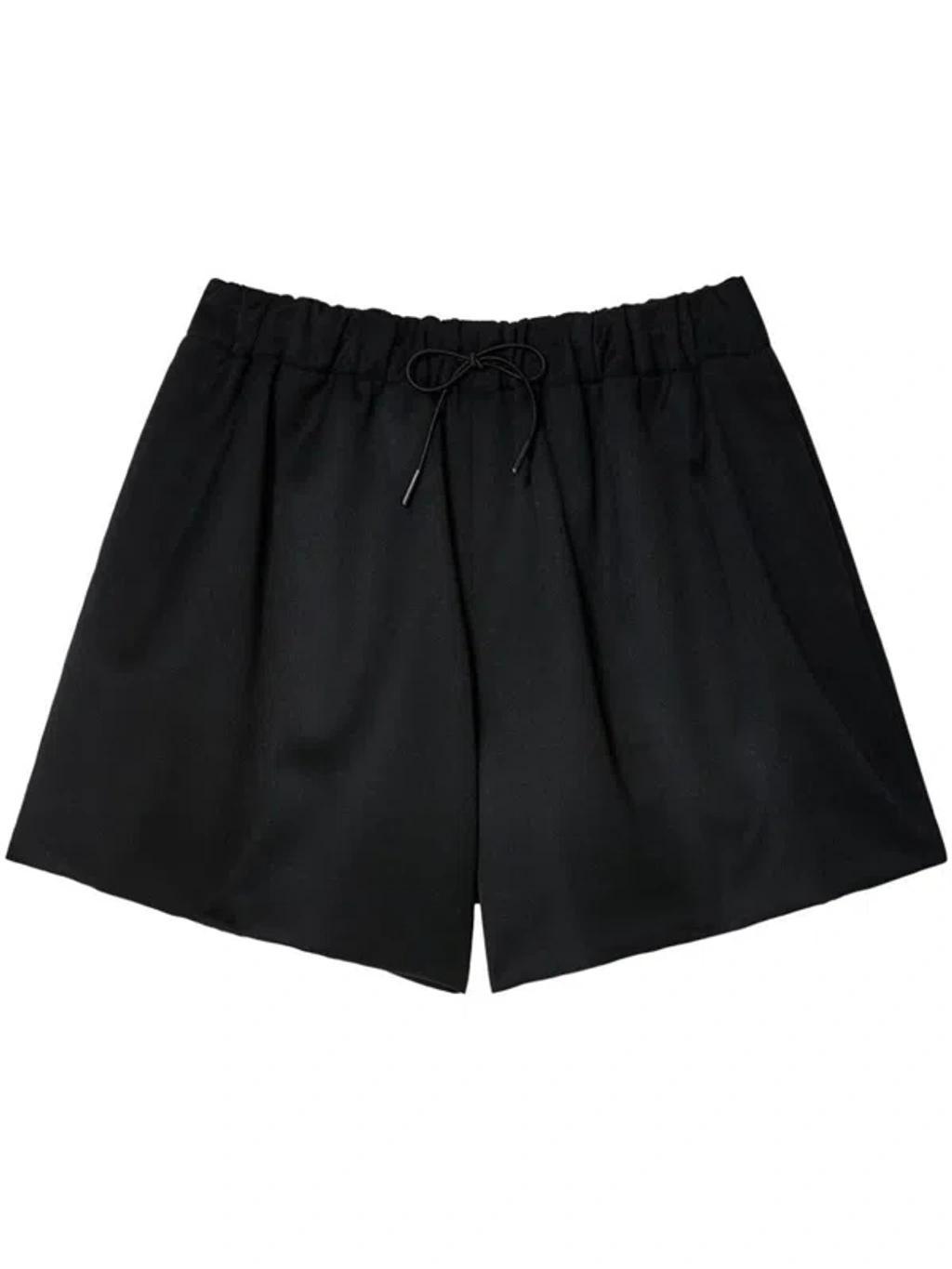 SIMONE ROCHA Flared Mini Shorts In Black Product Image