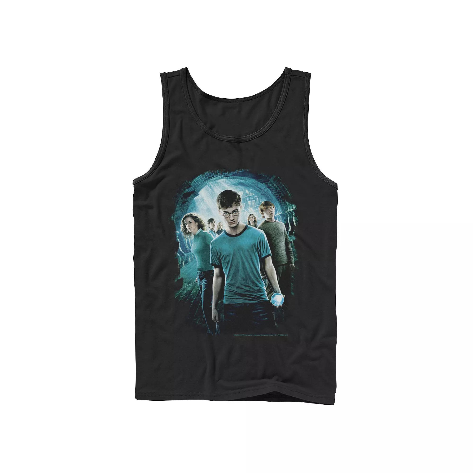 Men's Harry Potter Department Of Mysteries Group Shot Graphic Tank Top, Size: Large, Black Product Image